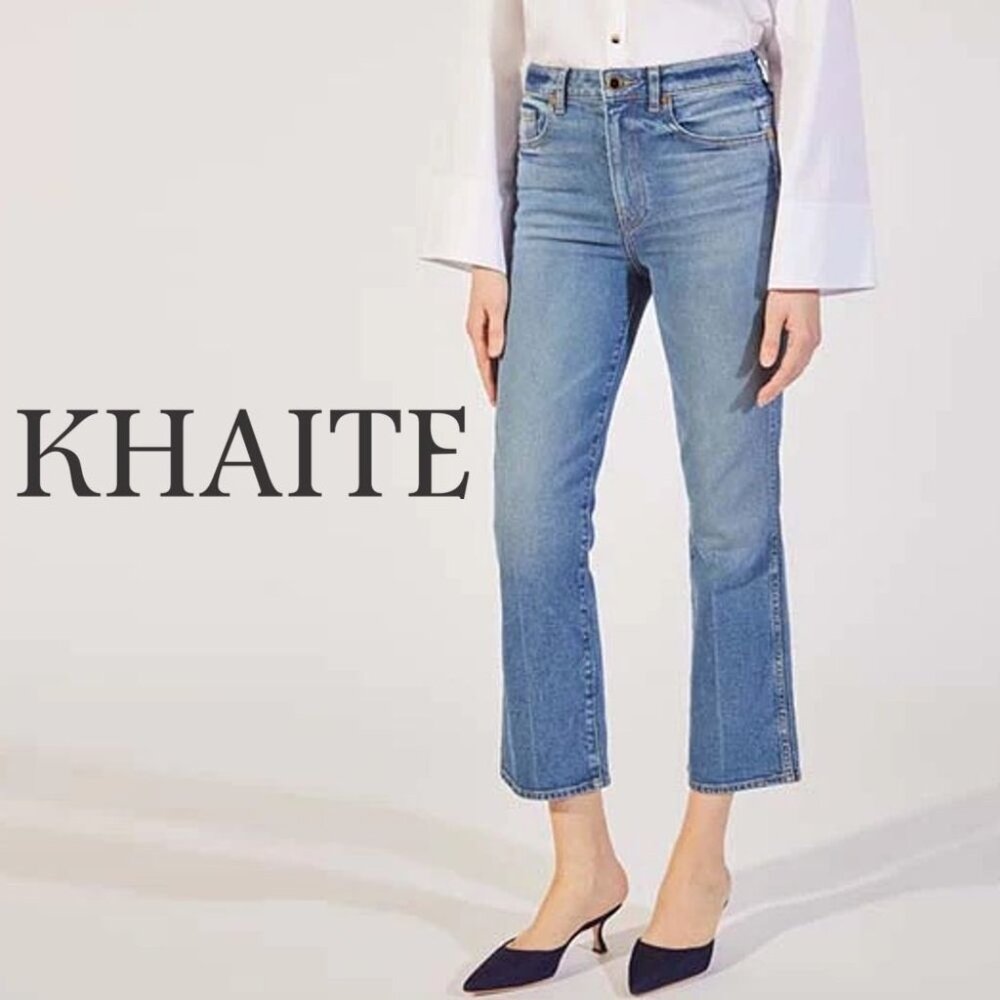 KHAITE The Benny Crop Flare. NWOT 25